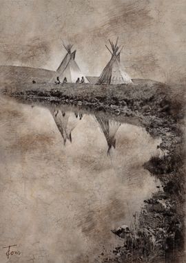 Two tepees