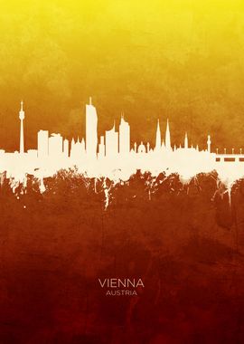 Vienna Austria Skyline