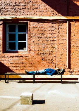 Nap On A Bench