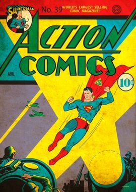 Action Comics Superman 39 by Fred Ray