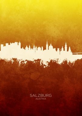 Salzburg Austria Skyline