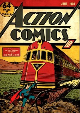 Action Comics Superman 13 by Joe Shuster