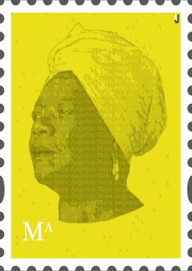 Maya Angelou Stamp