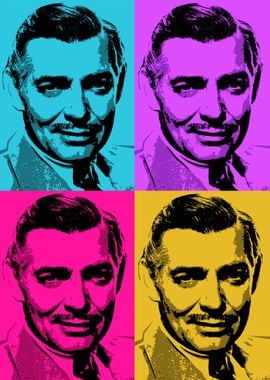 Clark Gable popart