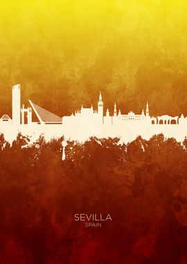 Sevilla Spain Skyline