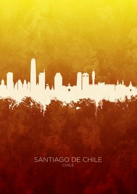 Santiago de Chile Skyline