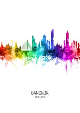 Bangkok Thailand Skyline