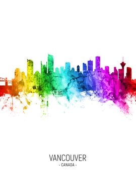 Vancouver Canada Skyline