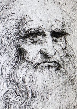 Old Man Leonardo Da Vinci