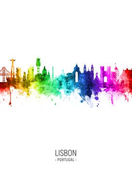 Lisbon Portugal Skyline