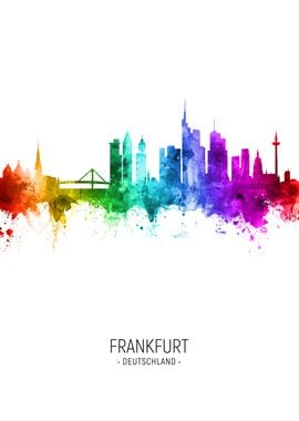 Frankfurt Germany Skyline