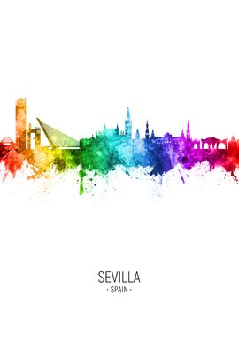 Sevilla Spain Skyline