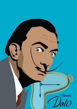 Salvador Dali portrait