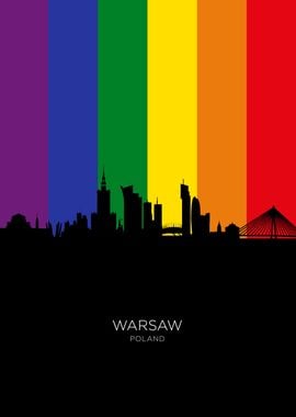 Warsaw Poland Skyline