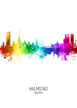 Halmstad Sweden Skyline