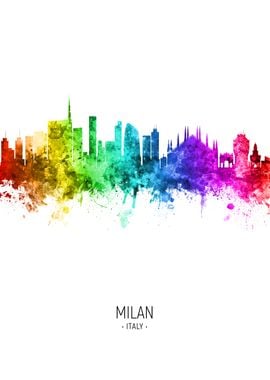 Milan Italy Skyline