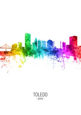 Toledo Ohio Skyline