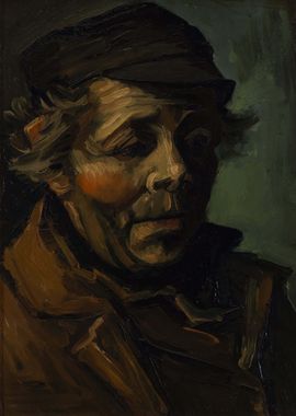 Head of a peasant 1884