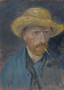 Self Portrait with Pipe an