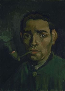 Head of a Man with Pipe 1