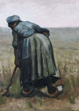 Peasant Woman Digging