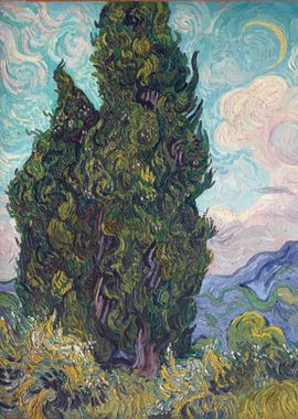 Cypresses 1889