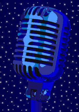 Microphone Stary Night