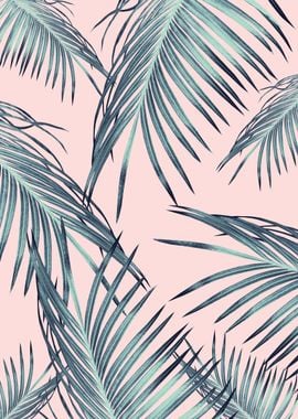 Blush Palm Leaves Dream 1