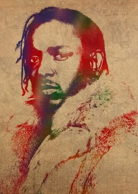 Kendrick Lamar Watercolor