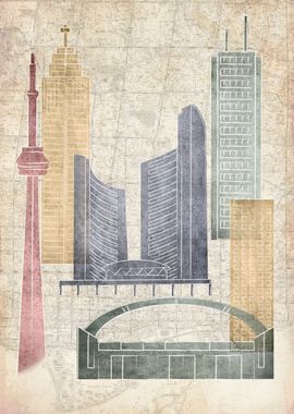 Toronto Buildings and Map