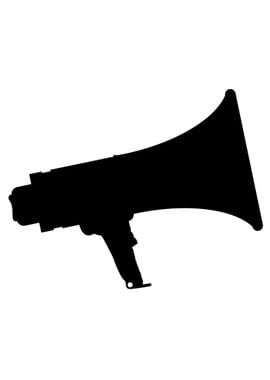 Megaphone Silhouette