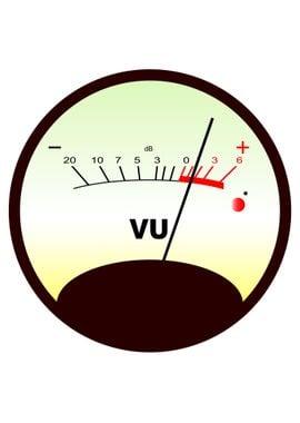 Round VU Meter