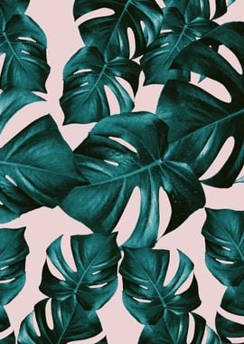 Monstera Leaves Pattern 4