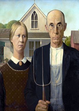 Grant Wood American Gothic