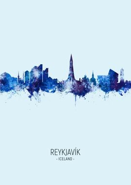 Reykjavik Iceland Skyline