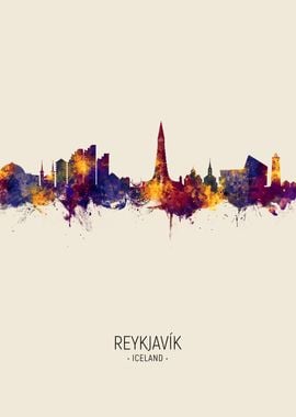 Reykjavik Iceland Skyline