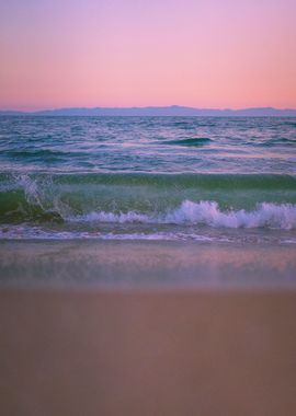 Sandy Beach at sunset