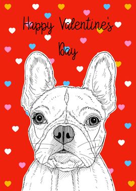 Frenchie Valentines