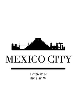 Mexico City Skyline