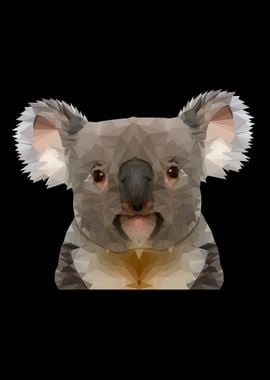 Low Polygon Koala