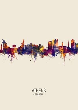 Athens Skyline Georgia