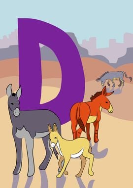 D is for Donkey