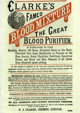 Vintage Blood Purifier Ad