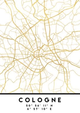 Cologne Map Germany