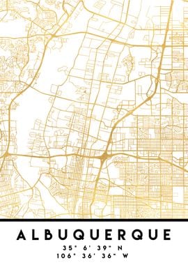 Albuquerque Map New Mexico