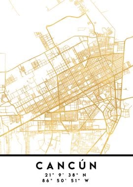Cancun Map Mexico