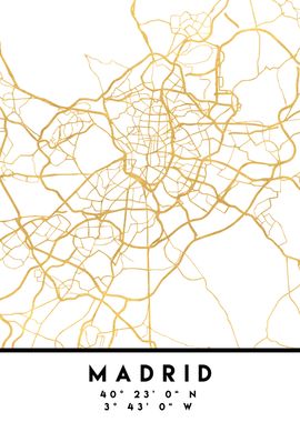 Madrid Map Spain