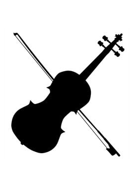 Fiddle Silhouette