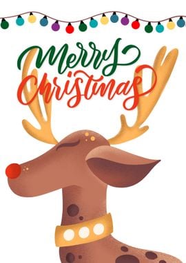 Merry Christmas Reindeer