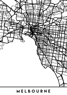 Melbourne Map Australia